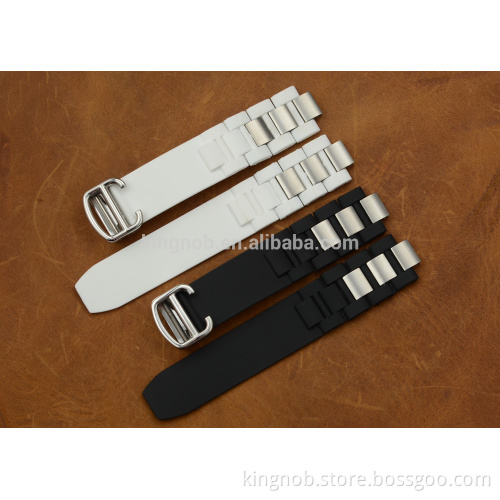 Natural Rubber Strap For Autoscaph 21 20mm/18mm Rubber Watch Band